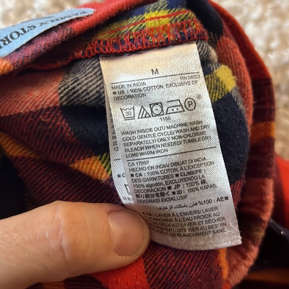 Old navy Pj pants size medium plaid unisex - Picture 5 of 6